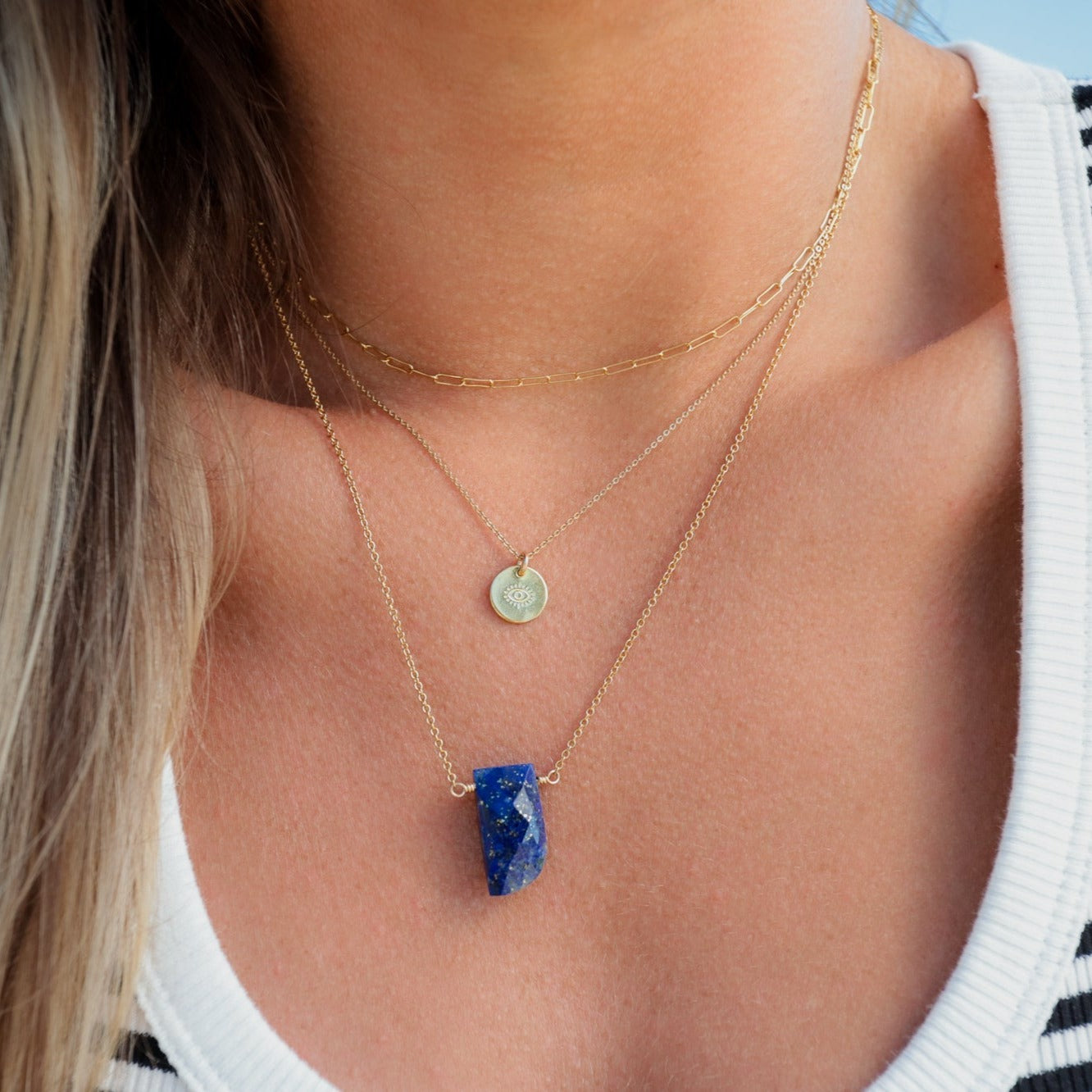 Lapis shop lazuli amulet