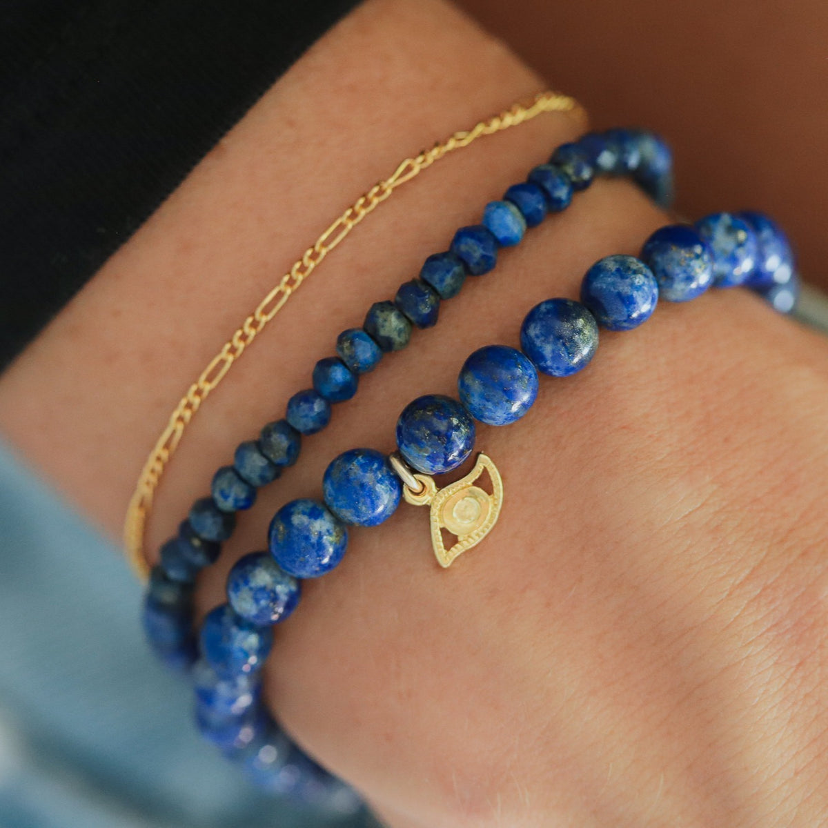 Dainty Lapis Lazuli Bracelet