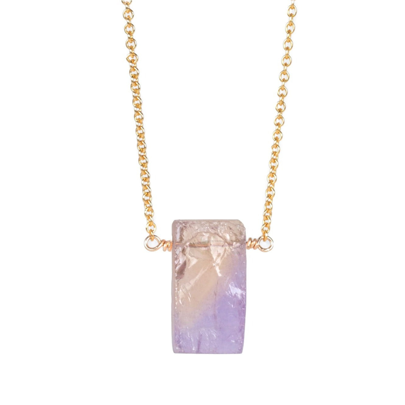 Ametrine Pendant - 14K gold filled