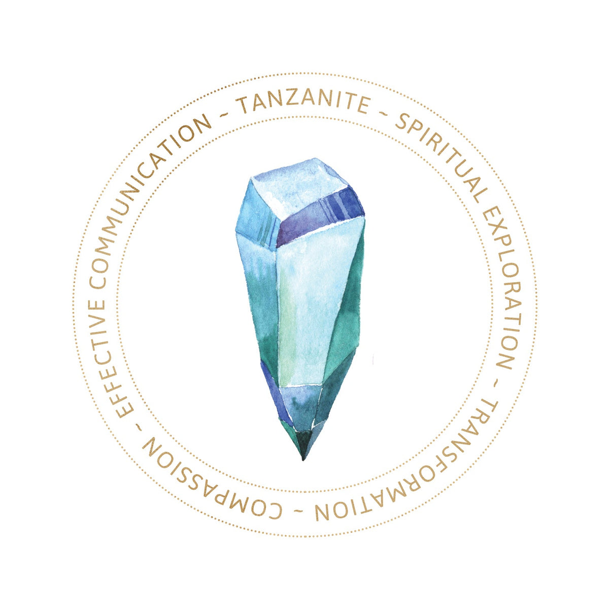 Tanzanite Hoop - 14K gold filled