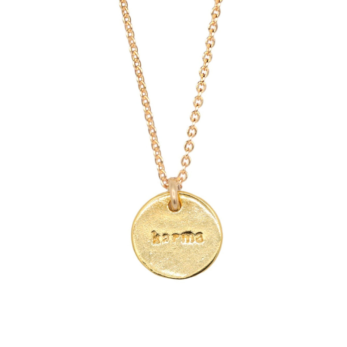 Karma Necklace - 14K gold filled + gold vermeil