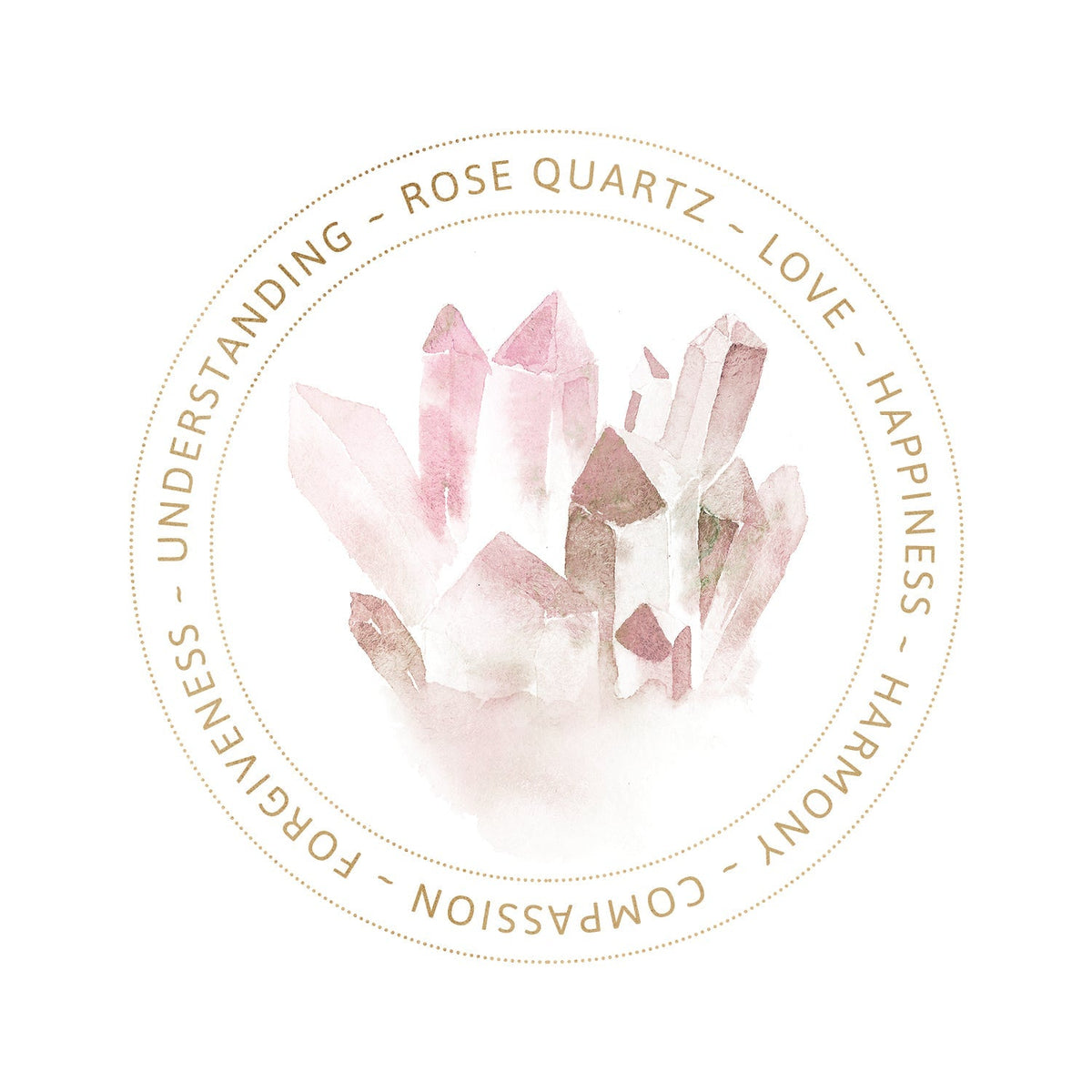 Mushrooms - Rose Quartz (5 pack)