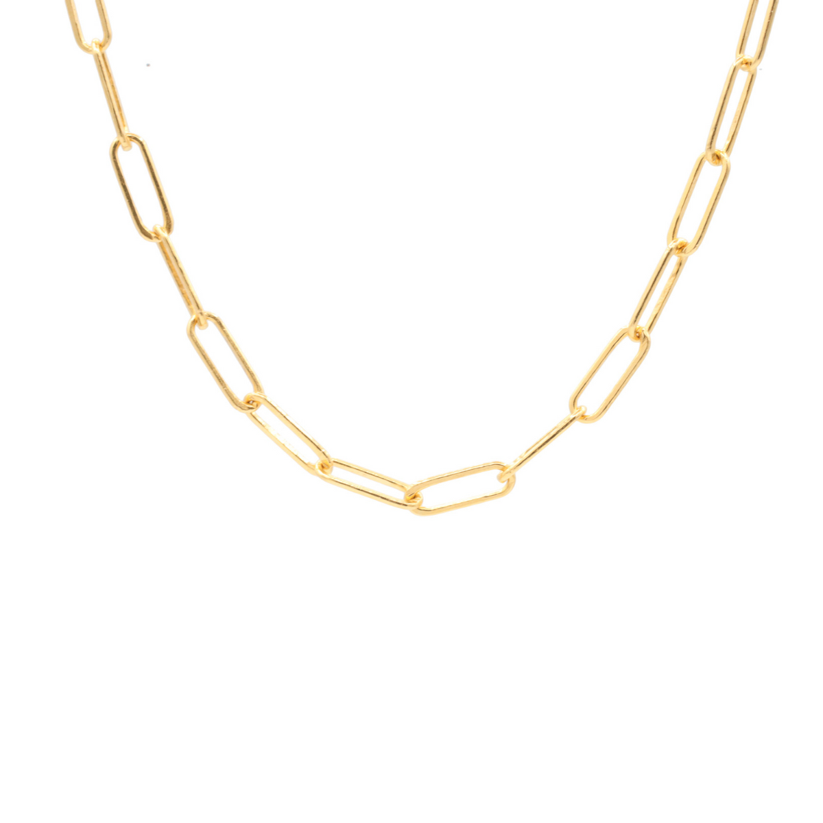 Paperclip necklace - 14K gold filled