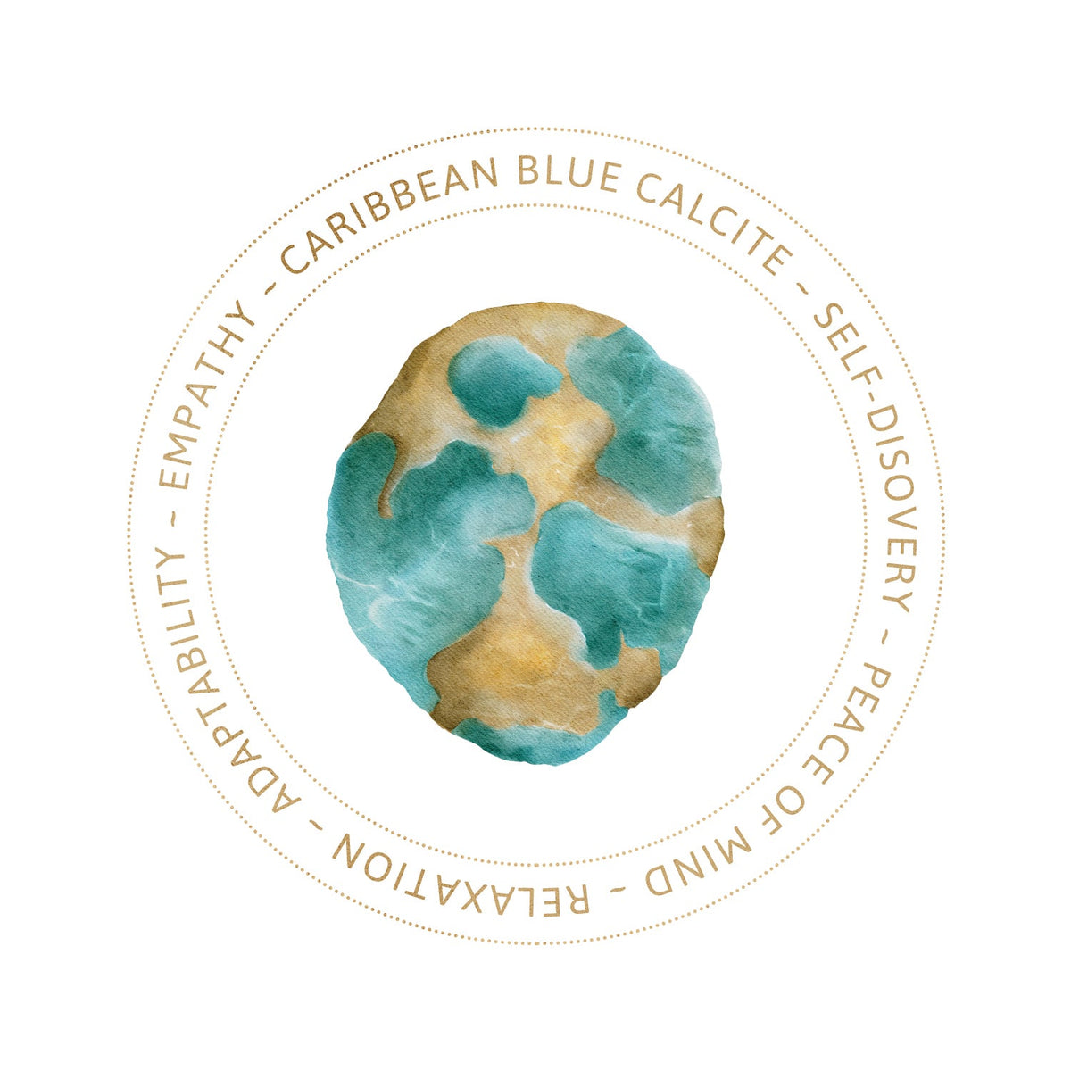 Caribbean Blue Calcite Tower